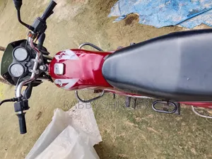 লাল রঙের ২০১৭ মডেলের বাজাজ সিটি ১০০