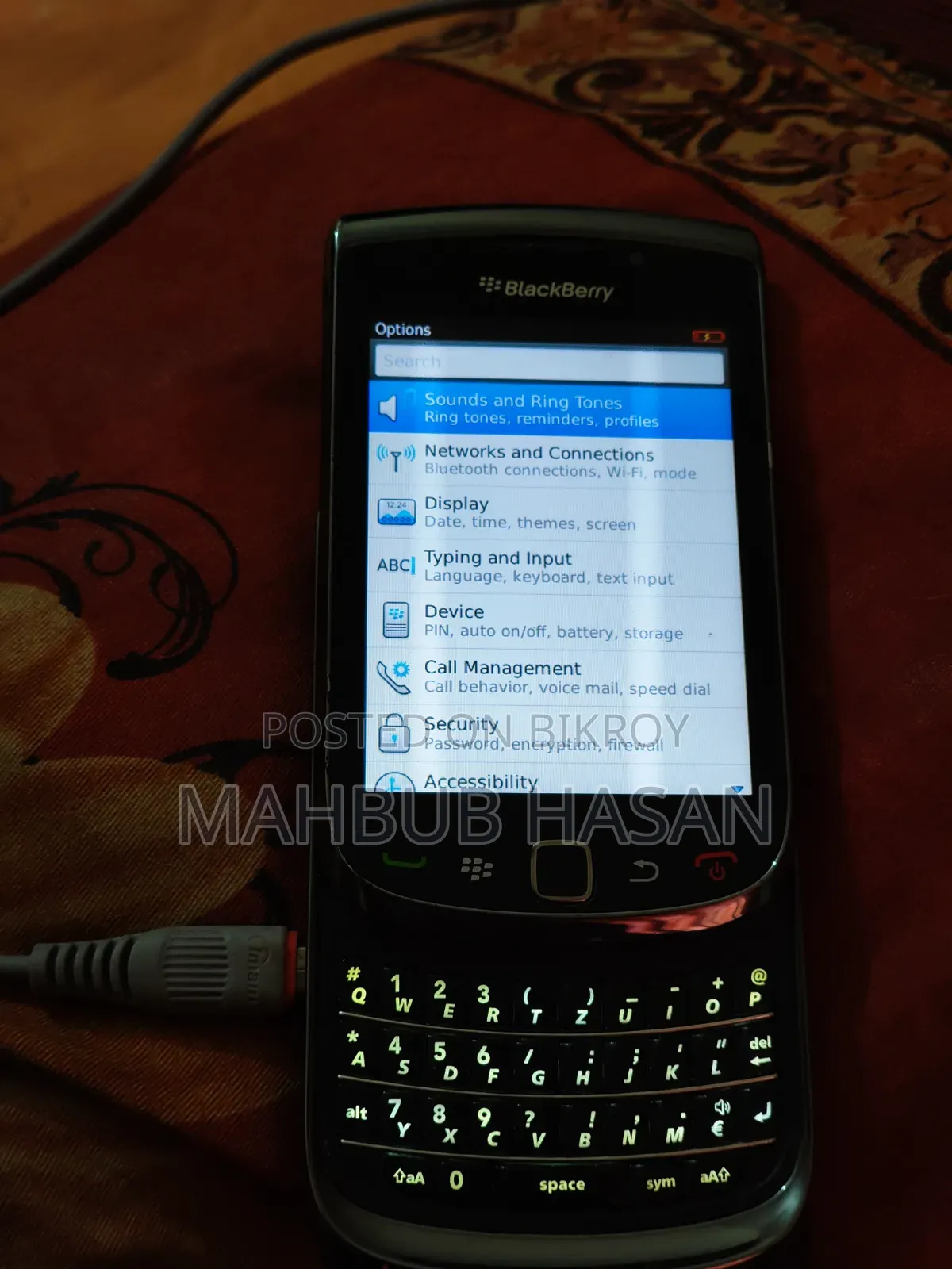 BlackBerry Torch 9800 4 GB Black