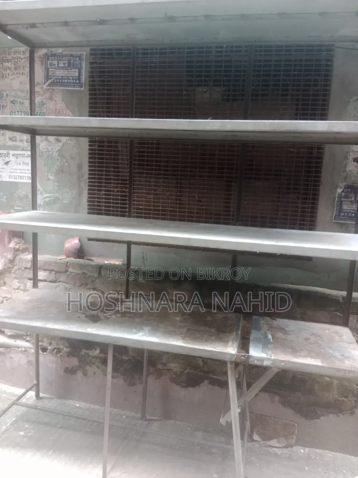 Shop iron shelf