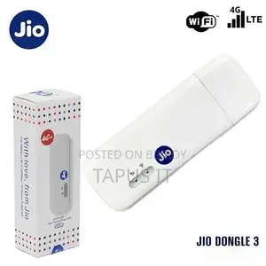 ফোরজি মডেম উইথ ওয়াই-ফাই রাউটার জিও ডঙ্গল ৩