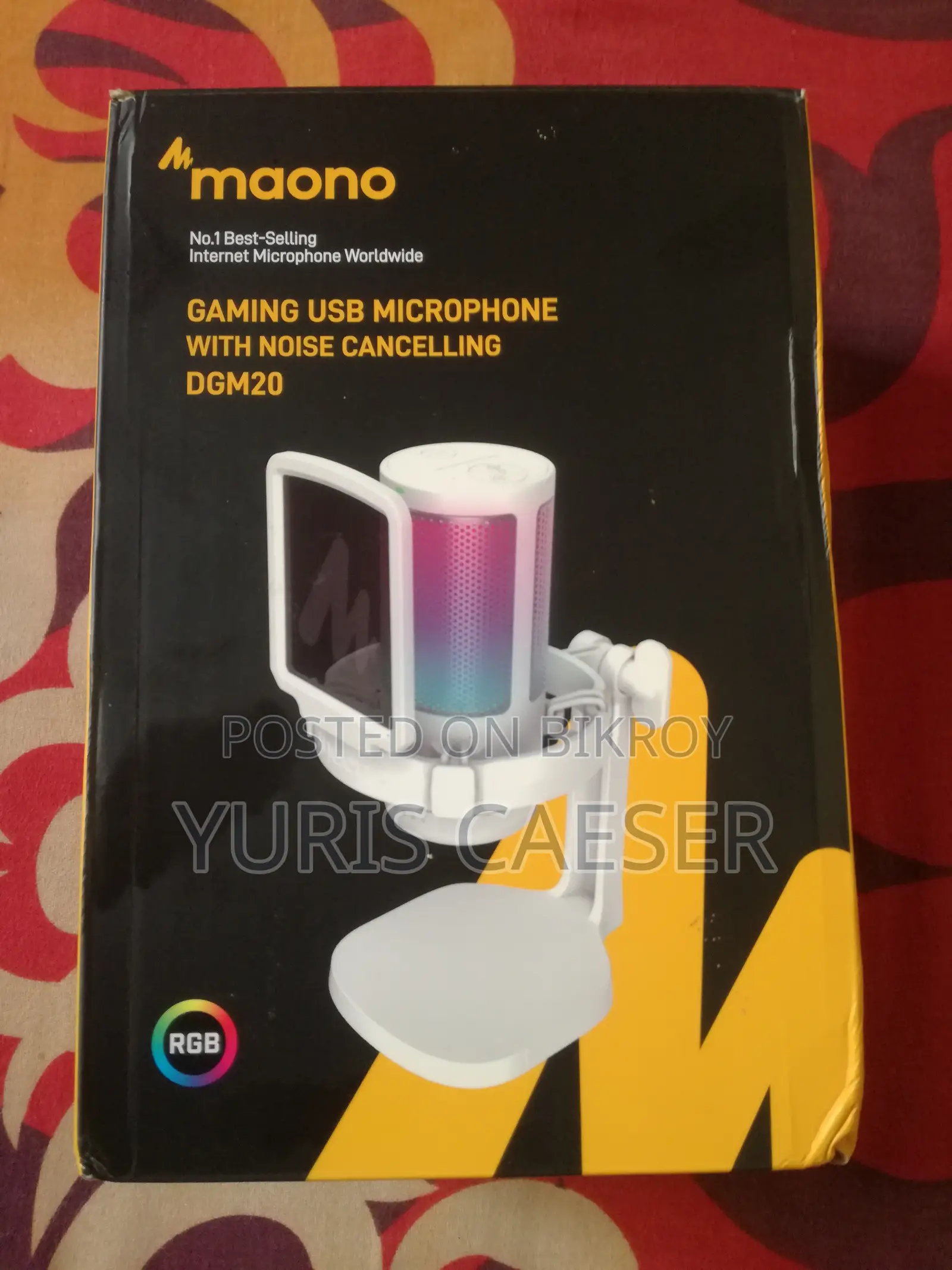 Maono DGM20 GamerWave RGB USB Condenser Microphone