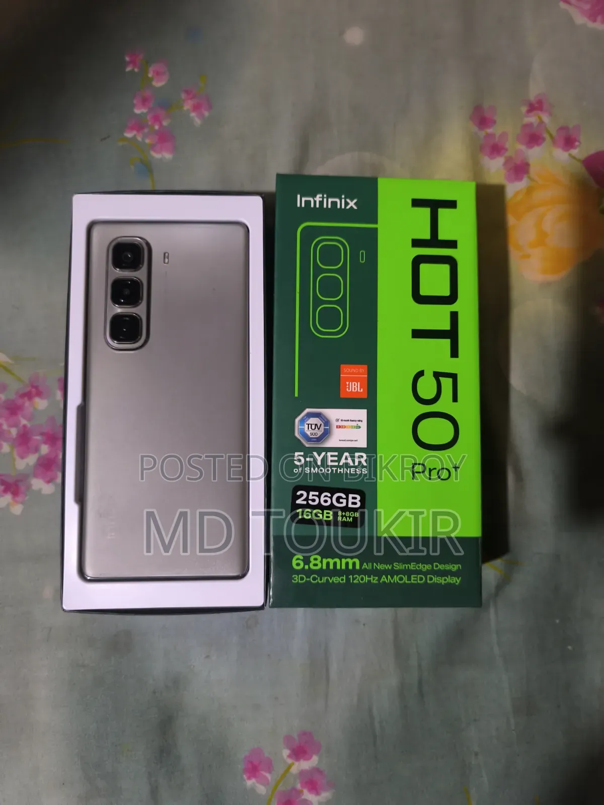 Infinix Hot 50 Pro+ 4G 256 GB Silver
