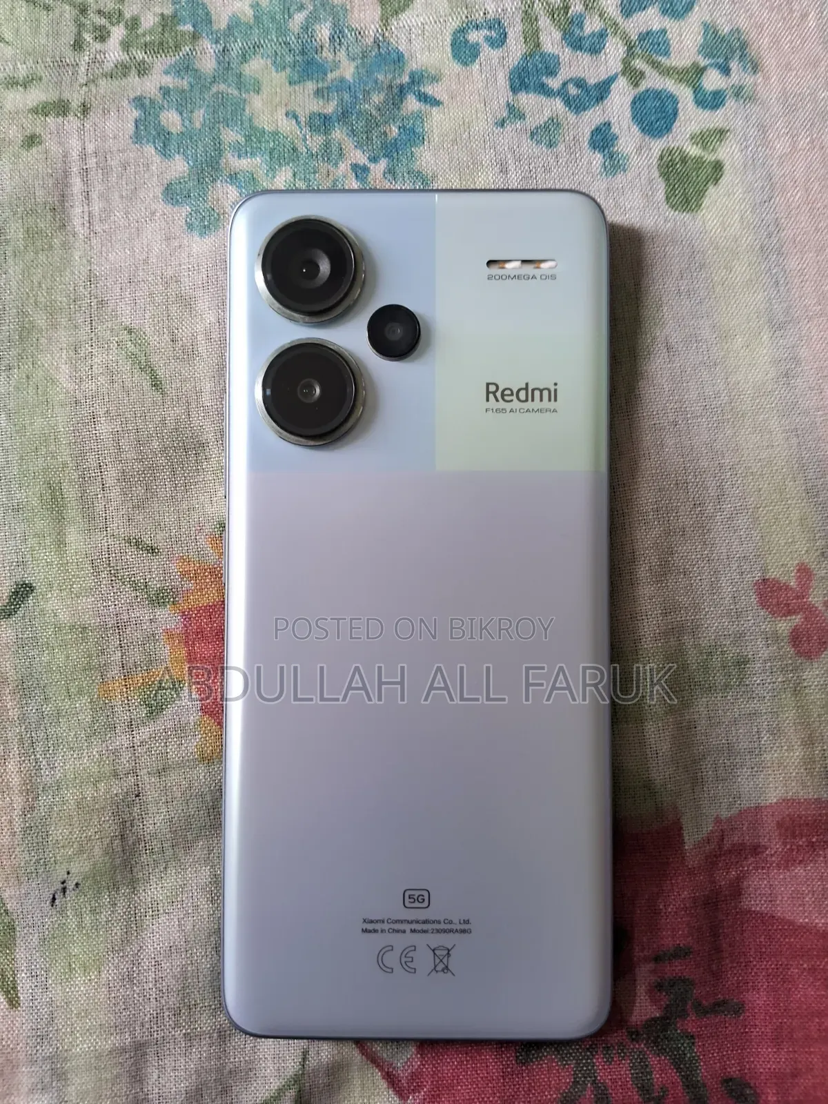 শাওমি রেডমি নোট ১৩ প্রো প্লাস ২৫৬ জিবি সিলভার