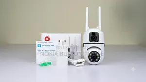 V380 মিনি ৪এমপি ডুয়াল লেন্স পিটিজেড ওয়াইফাই ক্যামেরা