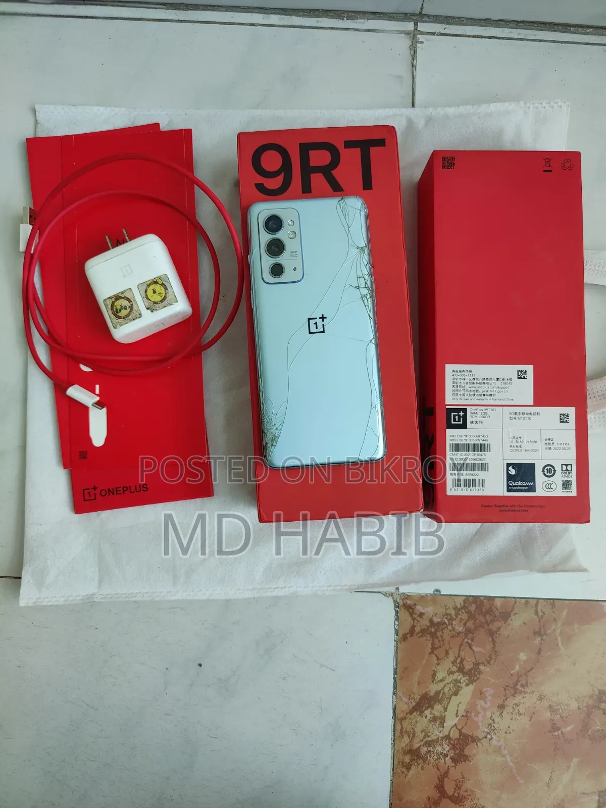 OnePlus 9RT 5G 256 GB Silver