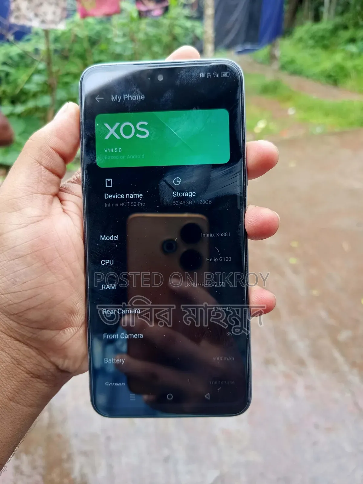 Infinix Hot 50 Pro 4G 128 GB Silver