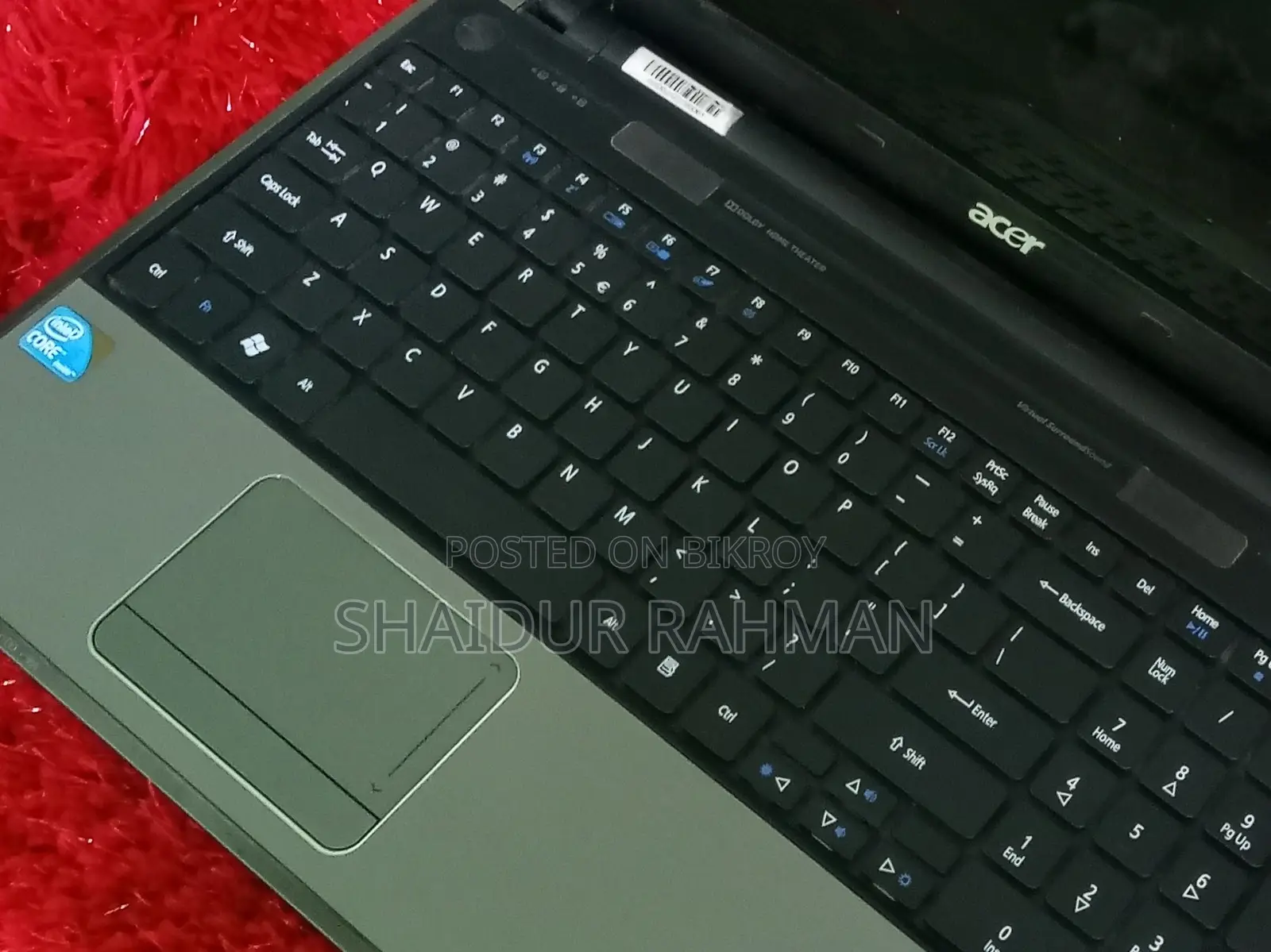 Laptop Acer Aspire 1 4GB Intel Core i5 SSD 128GB
