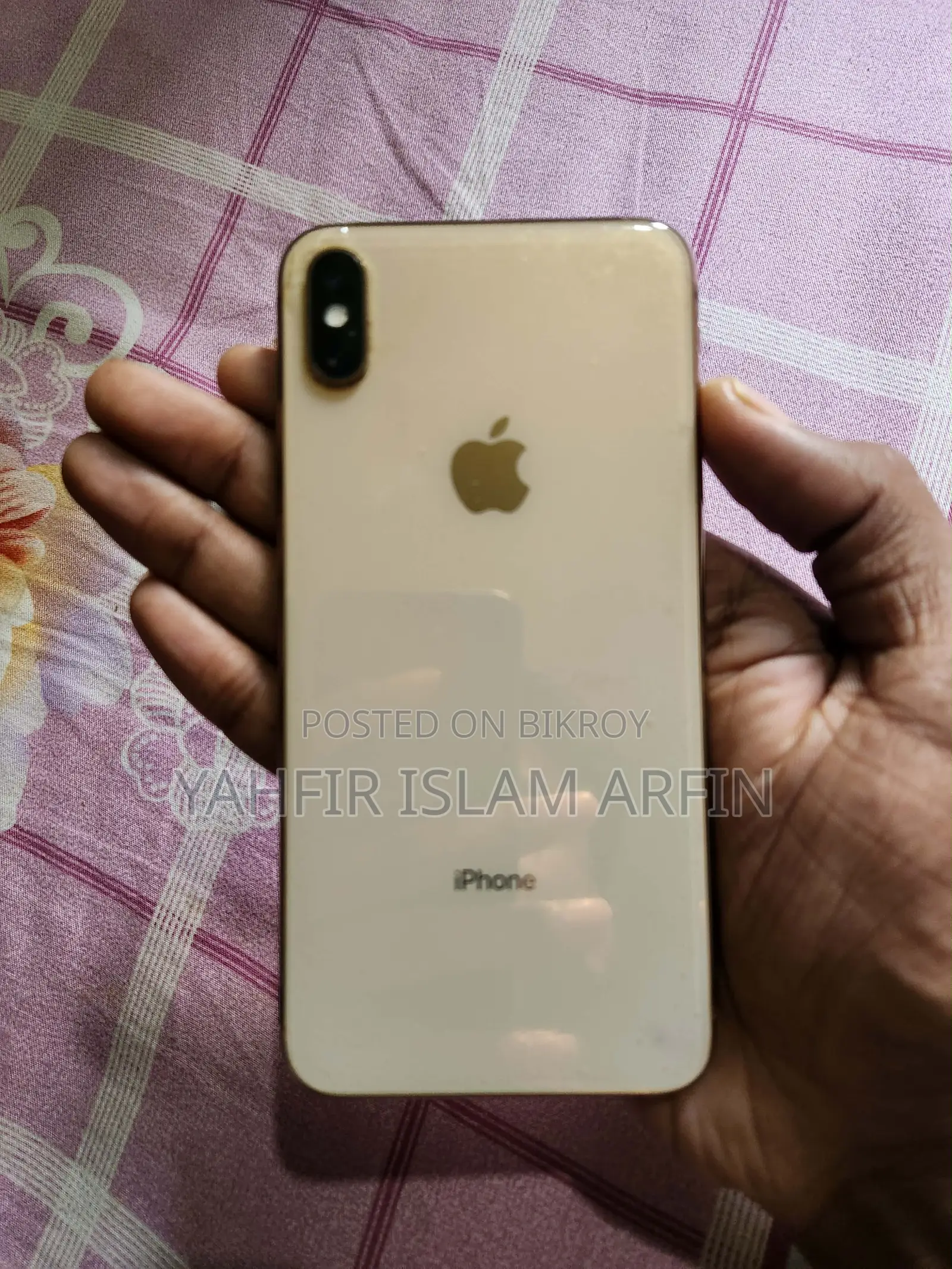 নিউ অ্যাপল আইফোন এক্সএস ম্যাক্স ২৫৬ জিবি রোজ গোল্ড