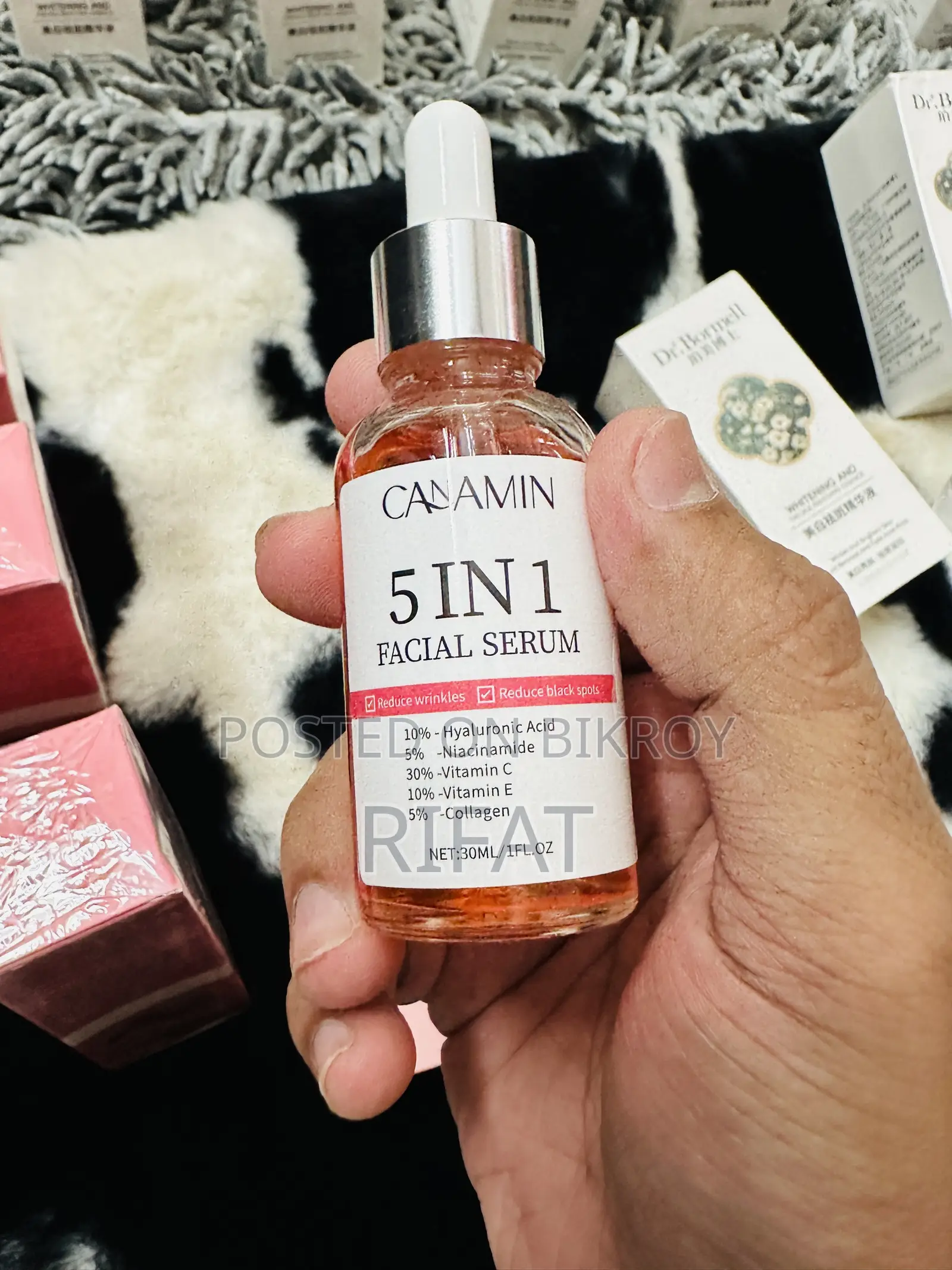 5 in 1 Face Serum Intact Imported From China 🇨🇳