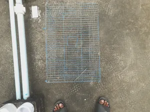Full set of cage and bird/chicken food and water bowls for sale