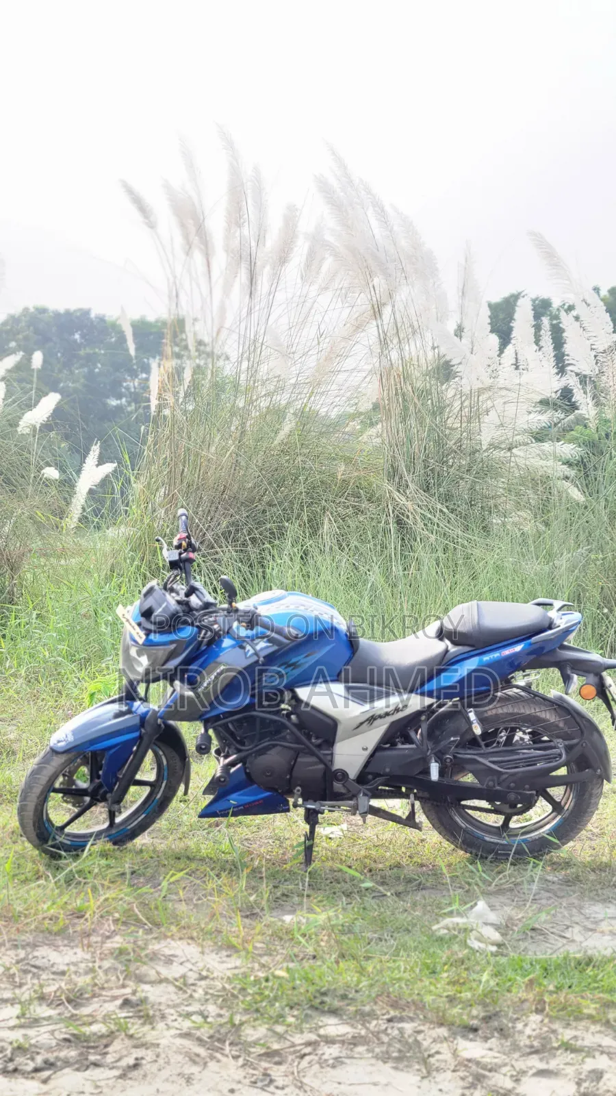 TVS Apache RTR 160 4V 2019 Blue