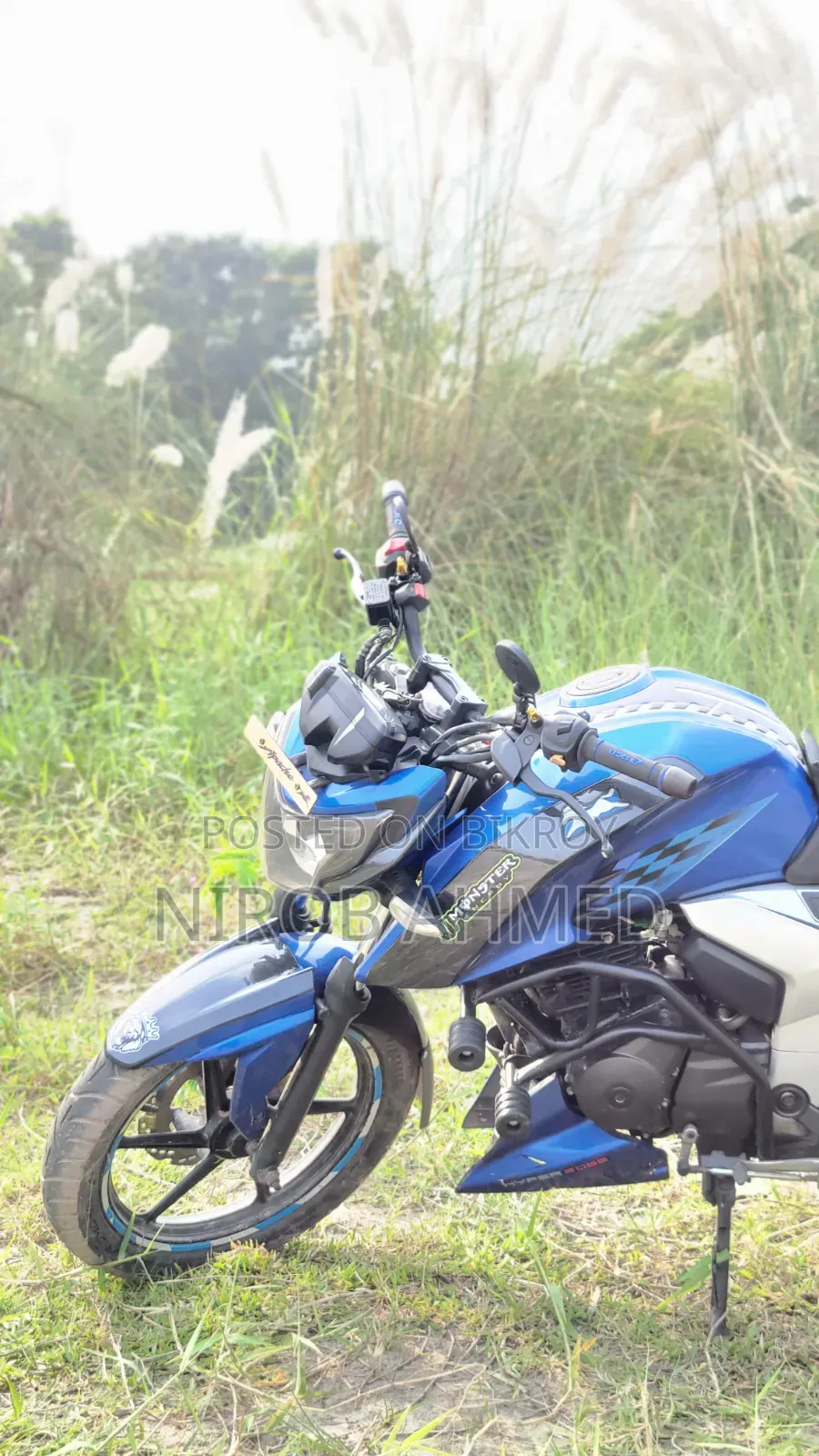 TVS Apache RTR 160 4V 2019 Blue