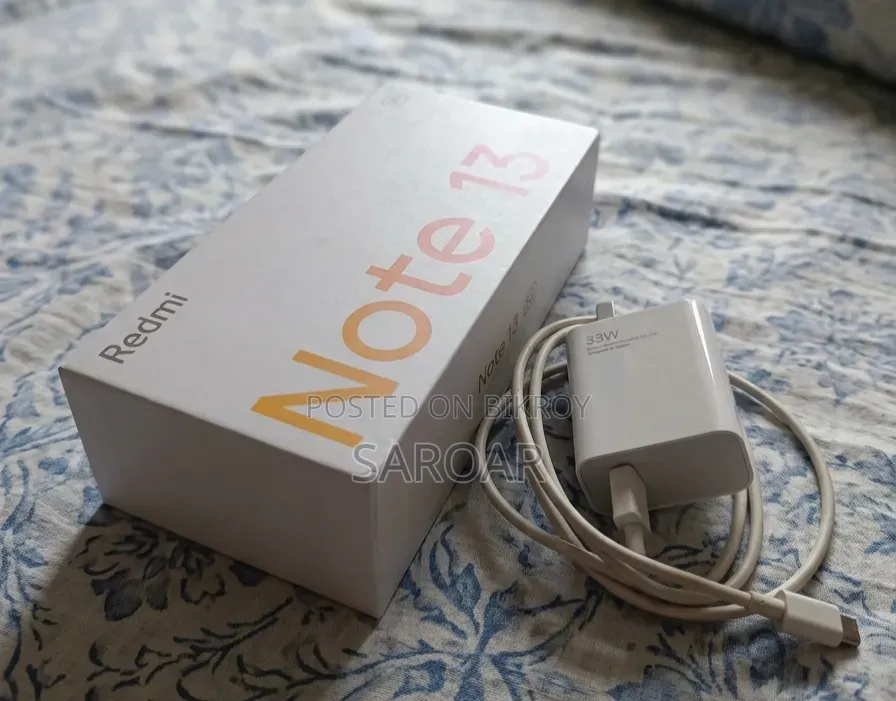 শাওমি রেডমি নোট ১৩ ২৫৬ জিবি ব্ল্যাক