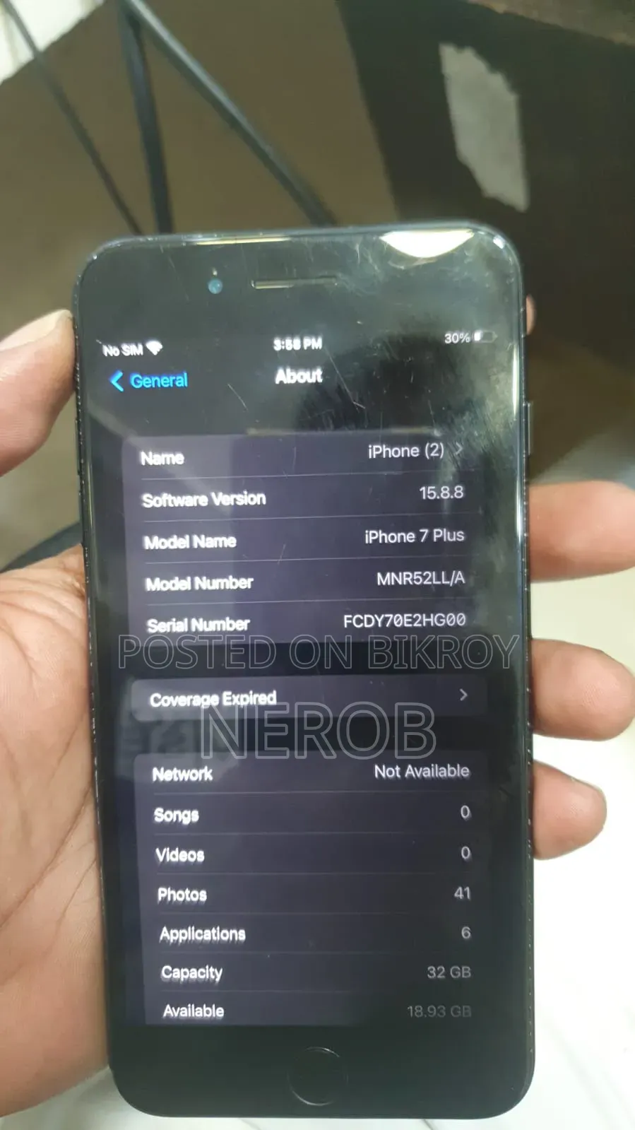 Apple iPhone 7 Plus 32 GB Black
