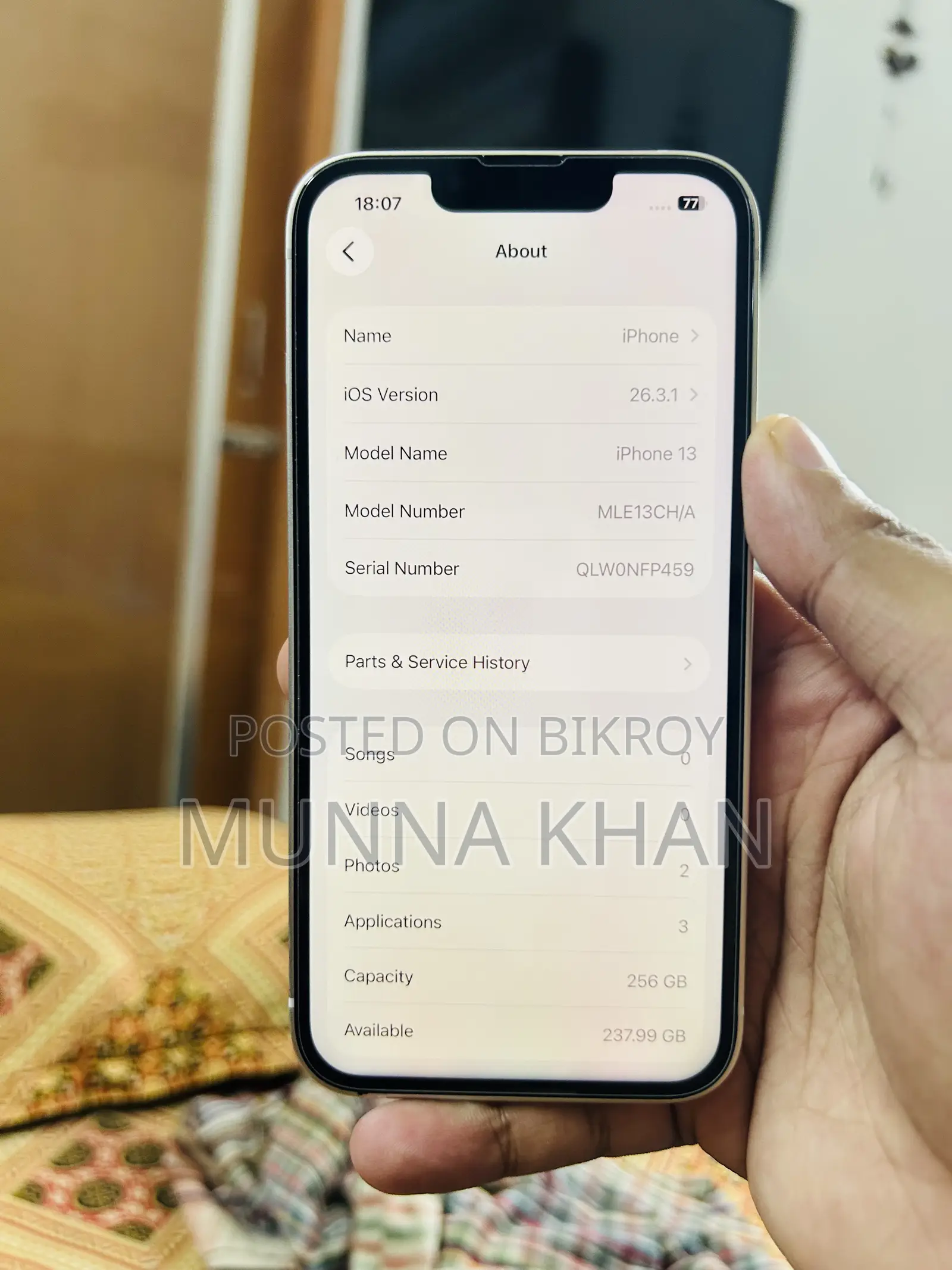 Apple iPhone 13 256 GB White
