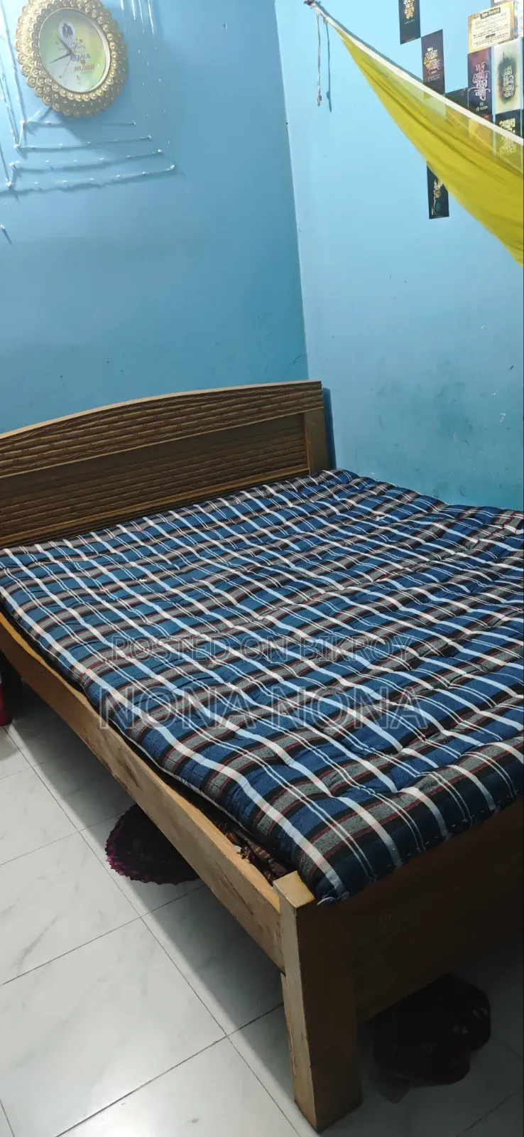 Wooden Bed 5 feet × 7 feet