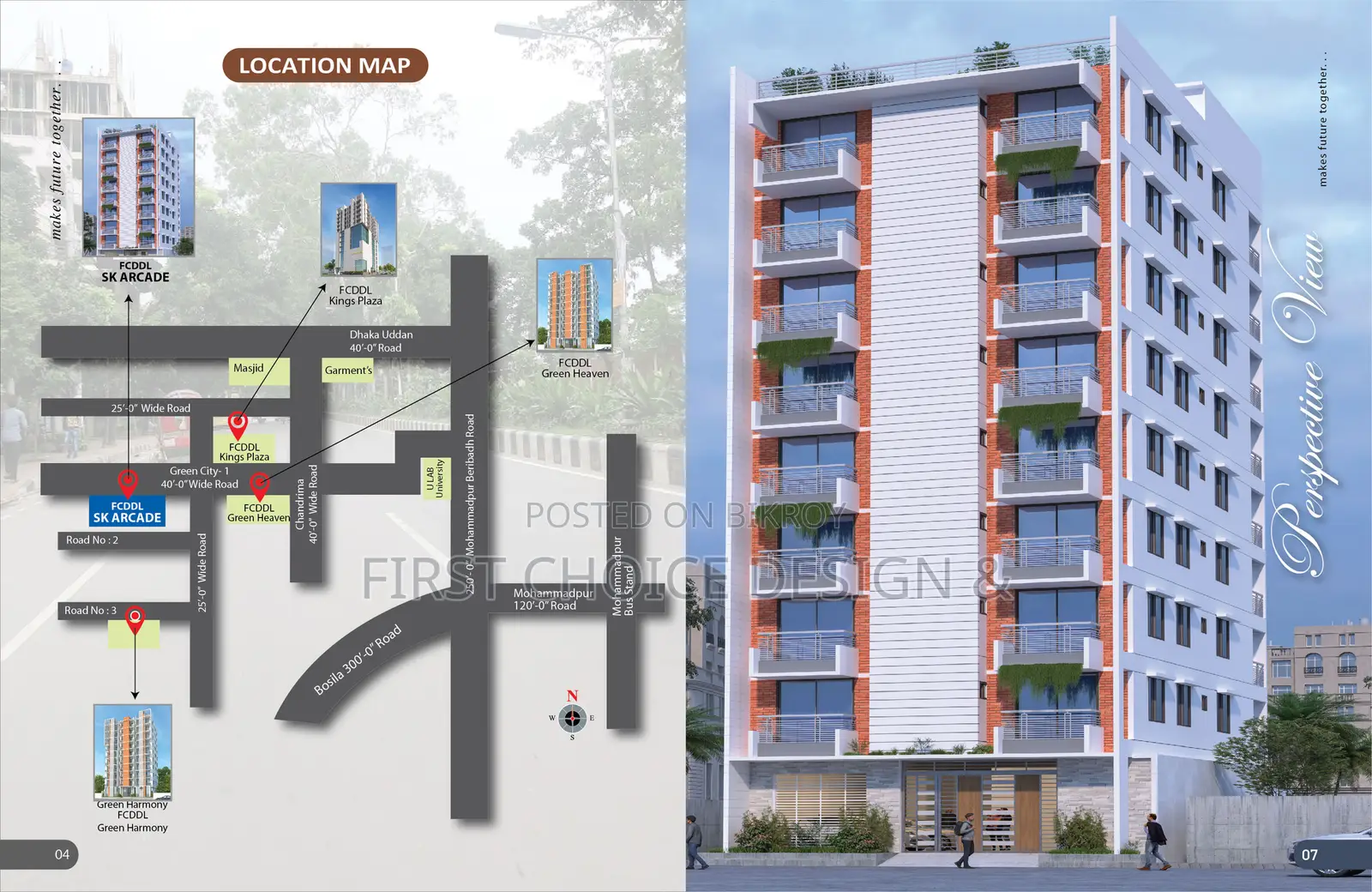 Furnished 2bdrm Apartment in First Choice Sk, Mohammadpur for Sale