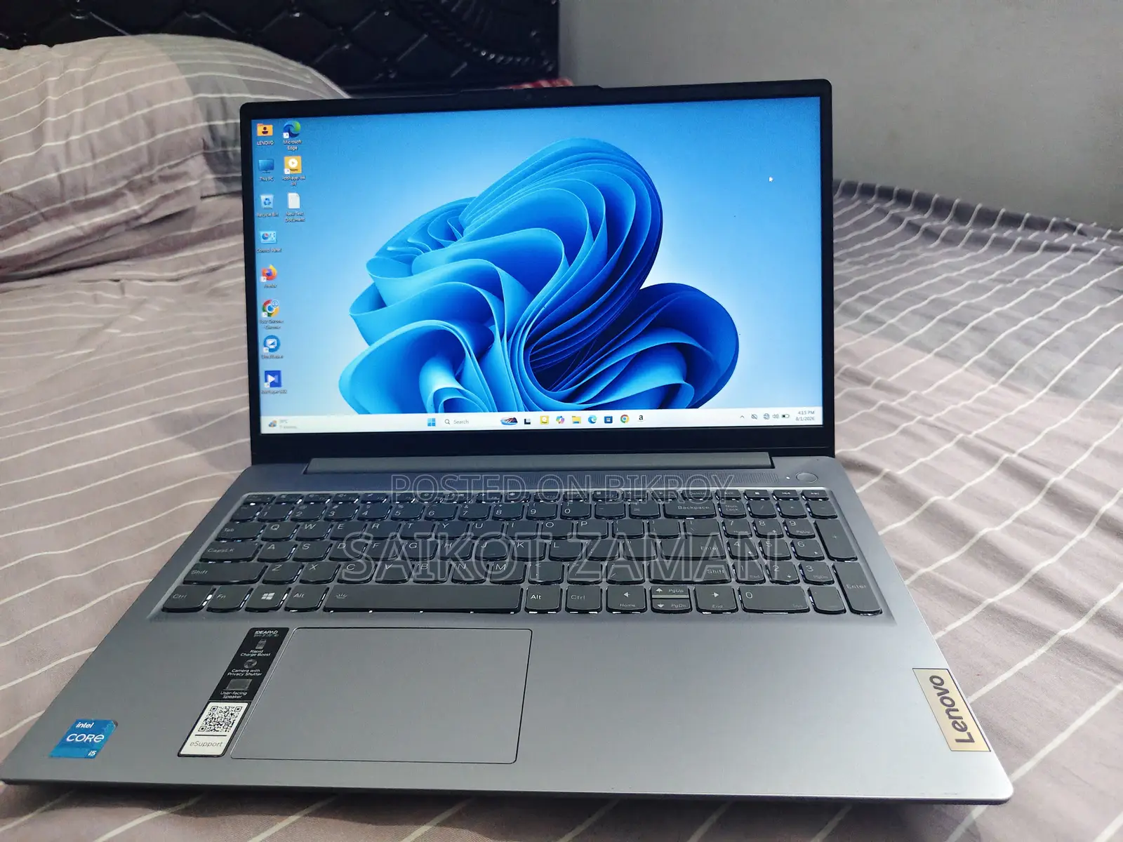 Laptop Lenovo Ideapad 3 16GB Intel Core i5 SSD 512GB