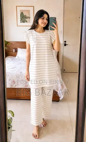 Cotton Tshirt and Pant Set for Girls/Women