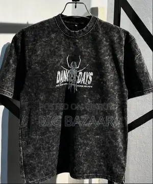 Exclusive Premium Acid Wash Drop Shoulder T-Shirt for Men