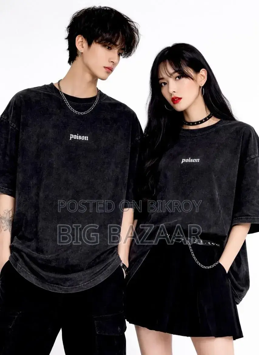 Exclusive Premium Acid Wash Drop Shoulder T-Shirt for Men