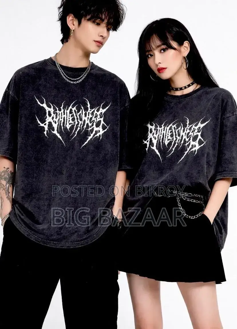 Exclusive Premium Acid Wash Drop Shoulder T-Shirt for Men