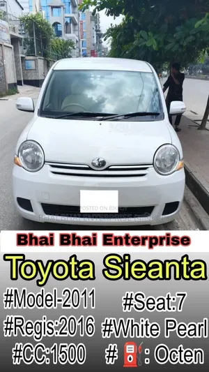Toyota Sienta 2011 Pearl