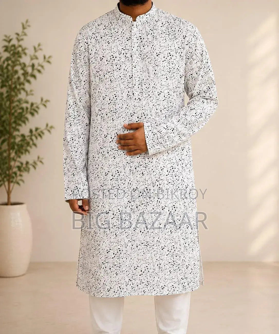 Printed Cotton Panjabi