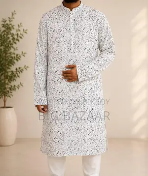 Printed Cotton Panjabi