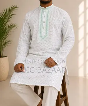 Printed Cotton Panjabi