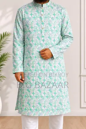 Printed Cotton Panjabi