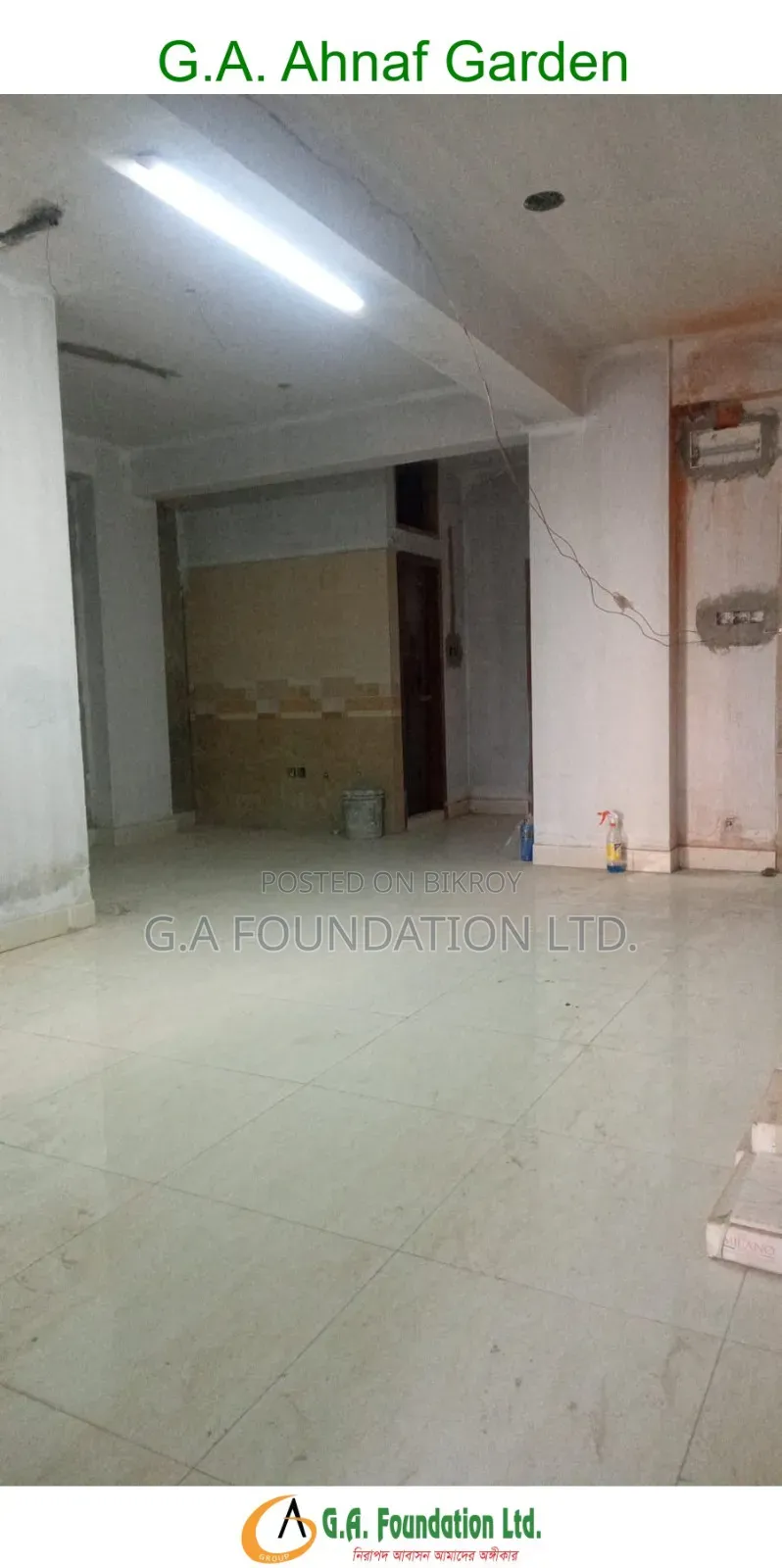 3-Bedroom Apartment in G. A. Ahnaf Garden, Mirpur for sale