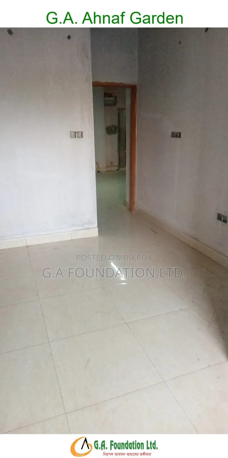 3-Bedroom Apartment in G. A. Ahnaf Garden, Mirpur for sale