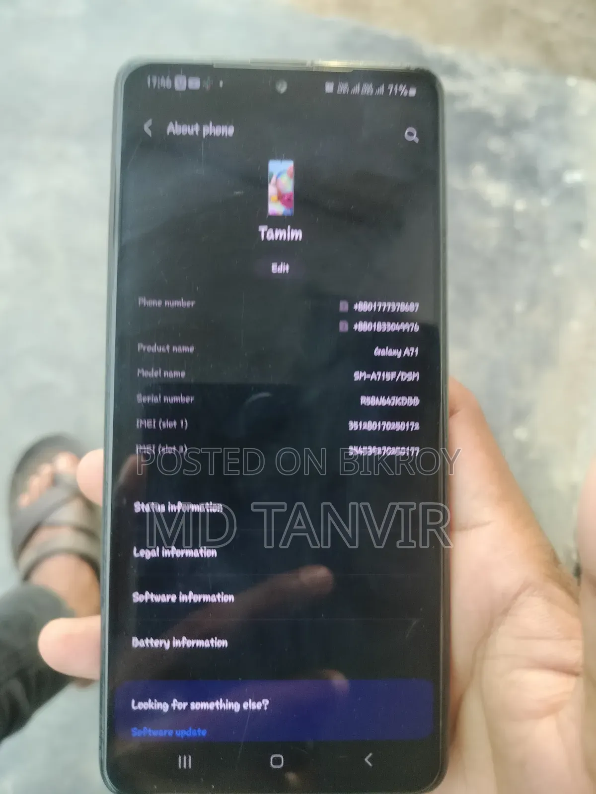Samsung Galaxy A71 5G 128 GB Black