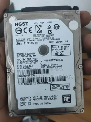 750 GB Laptop HDD (Hard Disk Drive)