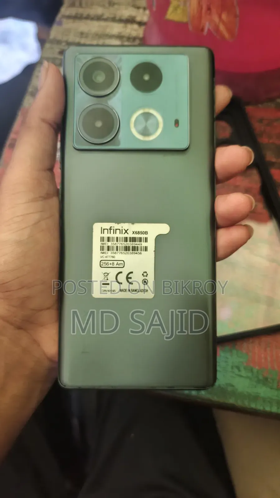 Infinix Note 40S 256 GB Black