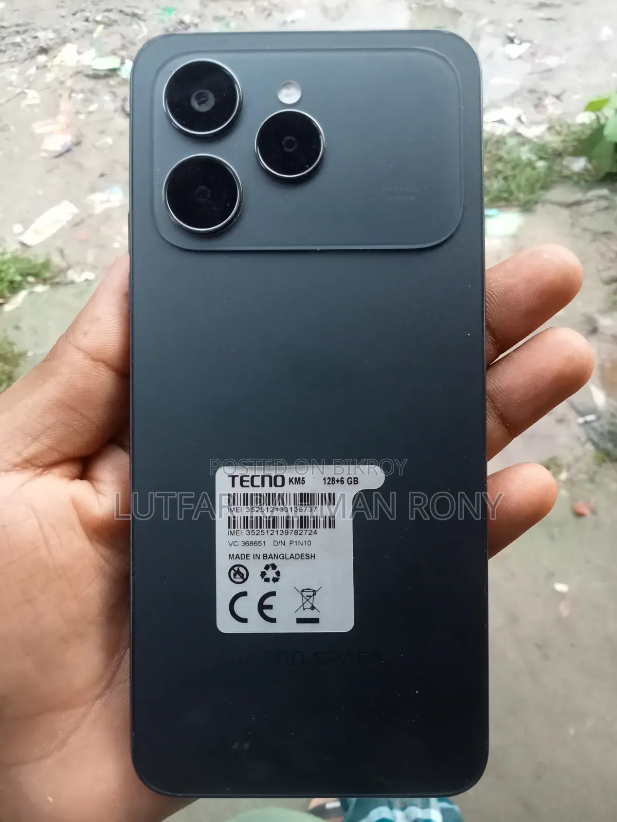 Tecno Spark 40 128 GB Black