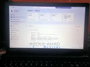 New Laptop Toshiba 8GB Intel Core I5 SSD 128GB