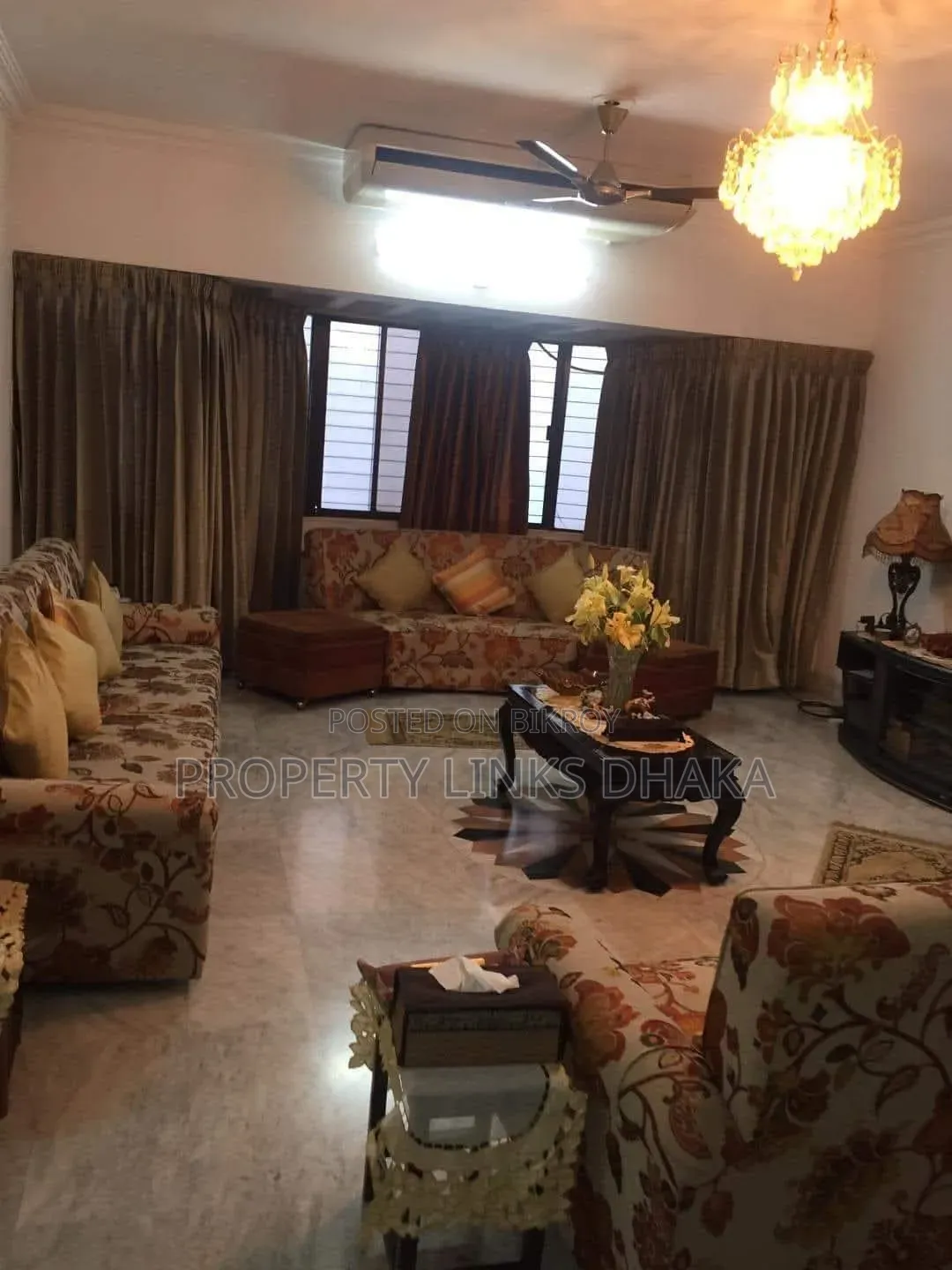 গুলশানে ভাড়ার জন্যfurnished ৫ বেডরুমের অ্যাপার্টমেন্ট