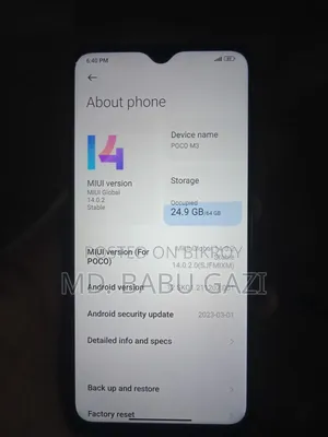 Xiaomi Poco M3 64 GB Black