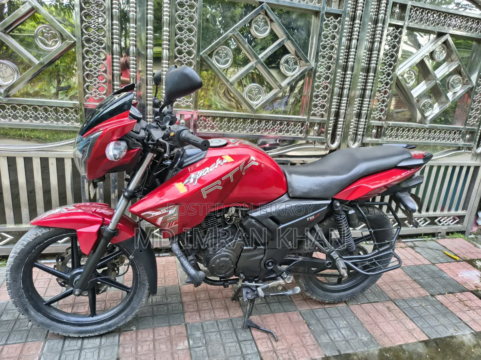 TVS Apache RTR 160 4V 2016 Red