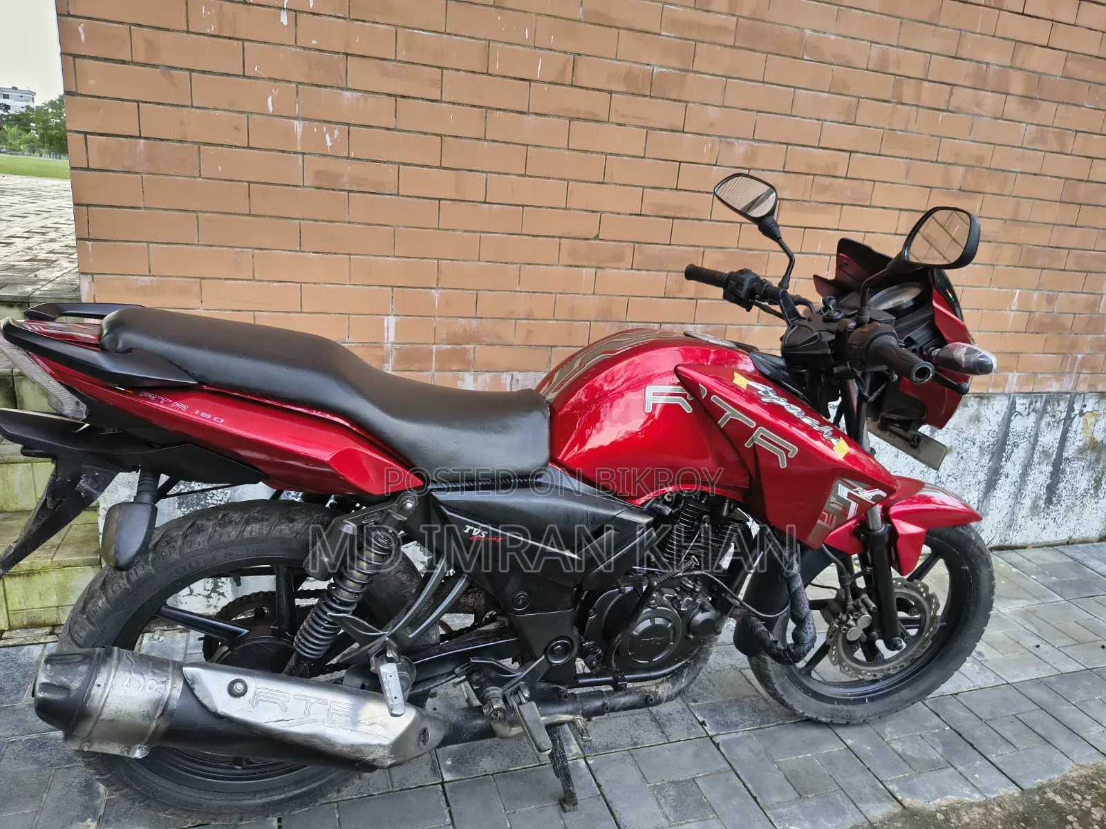 TVS Apache RTR 160 4V 2016 Red