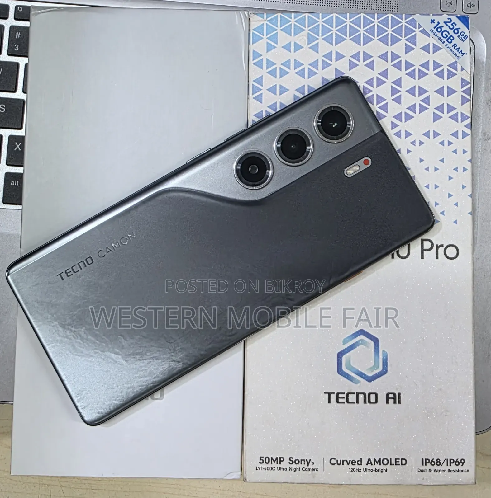 Tecno Camon 40 Pro 5G 256 GB Silver