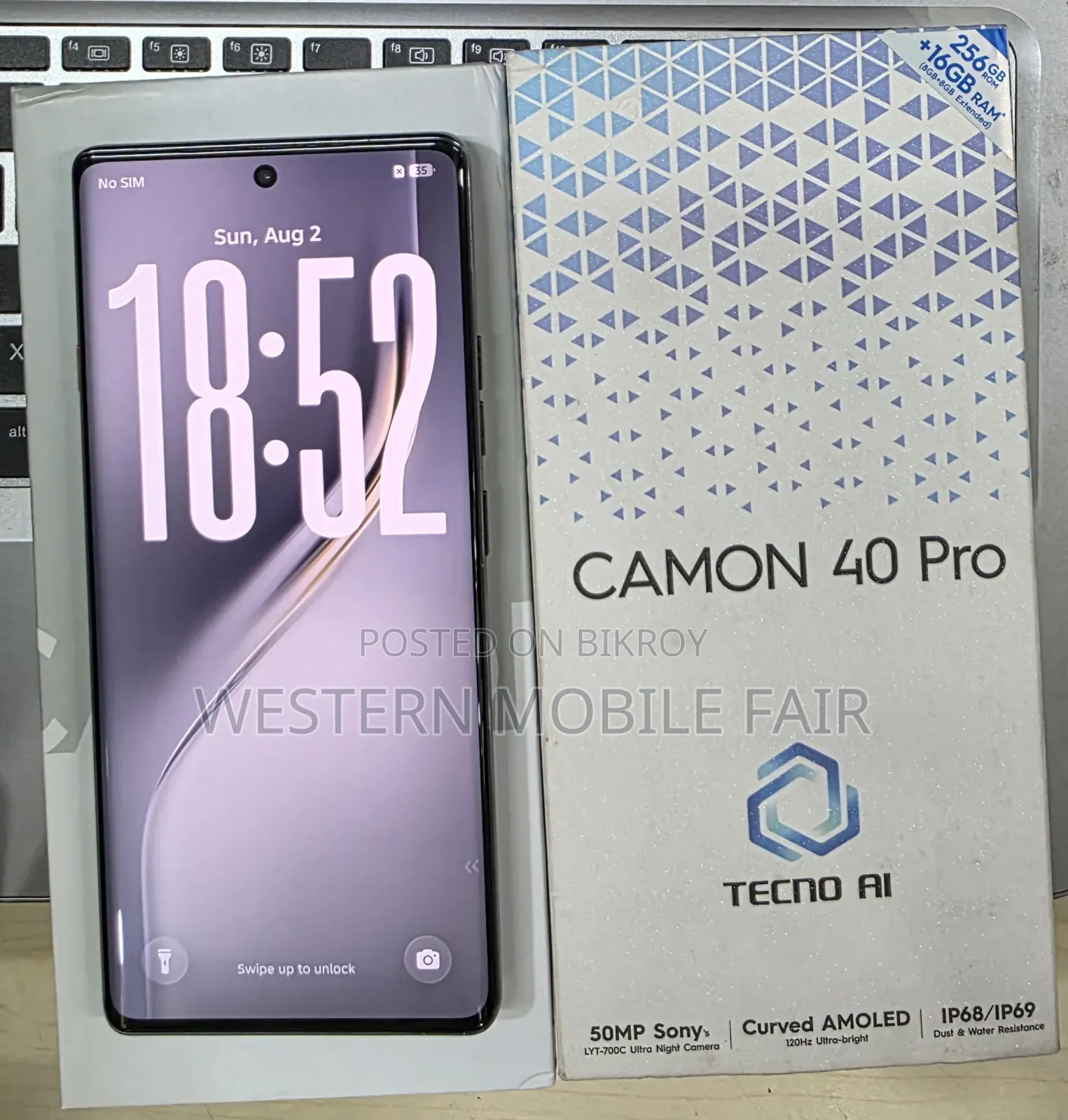 Tecno Camon 40 Pro 5G 256 GB Silver