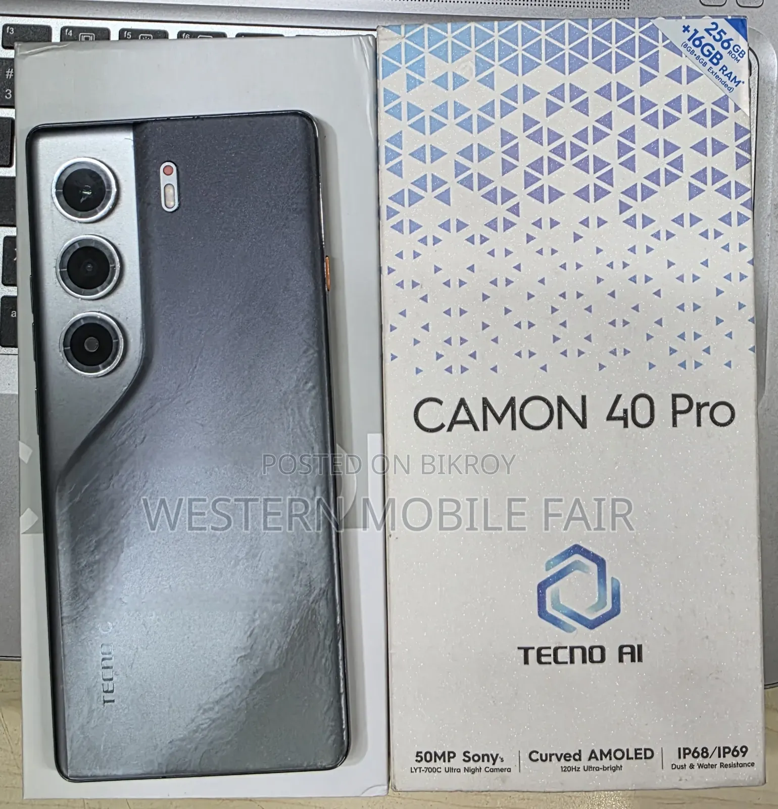 Tecno Camon 40 Pro 5G 256 GB Silver