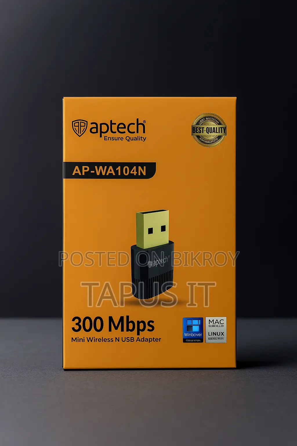 USB Wi-Fi Receiver Auto Install 300Mbps 1Year
