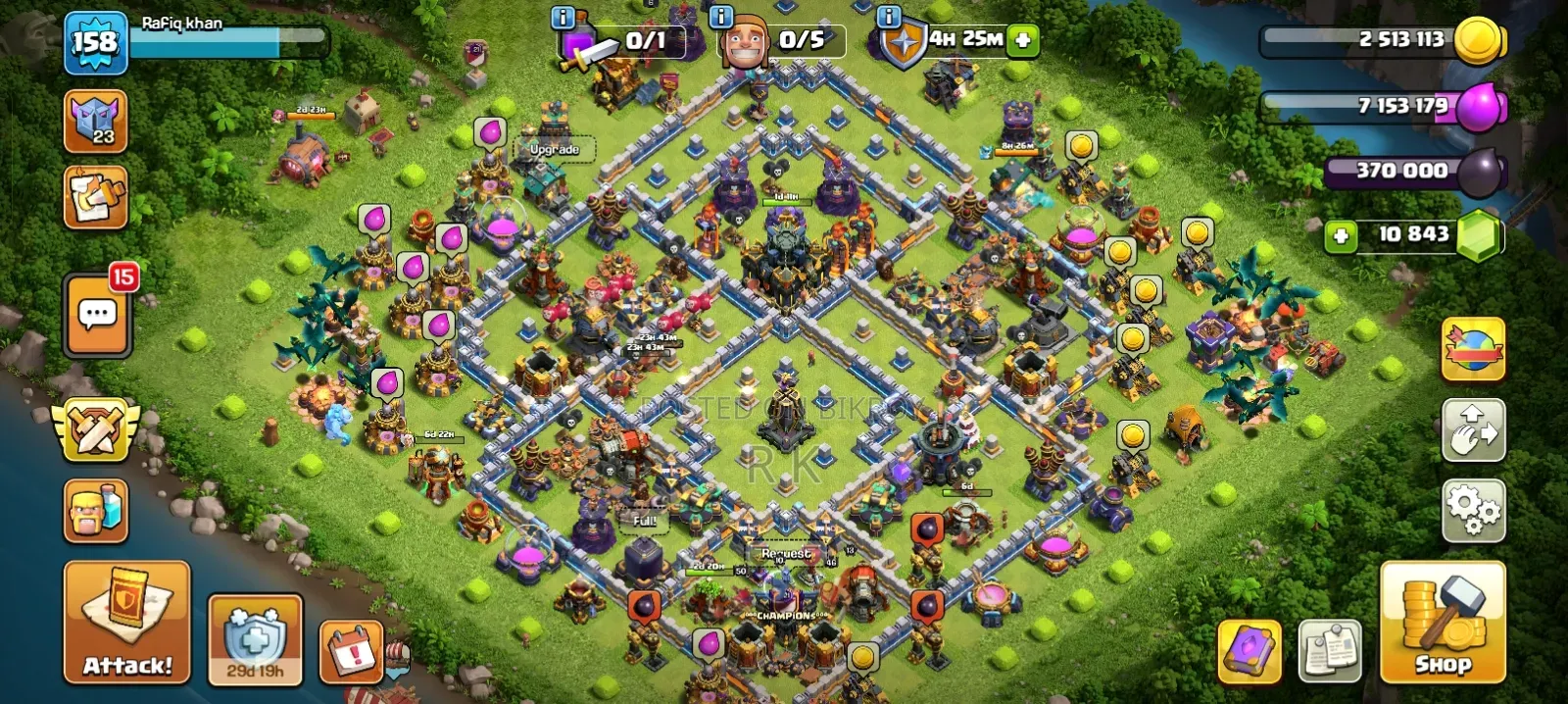 Will Sell Clash of Clans TH 17Max Account