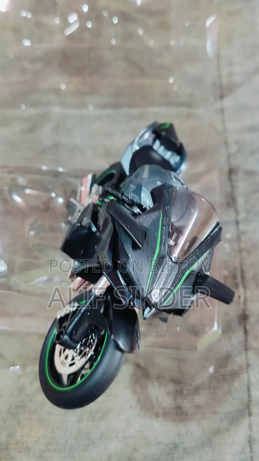 Kawasaki Ninja H2r Metal Toy Bike