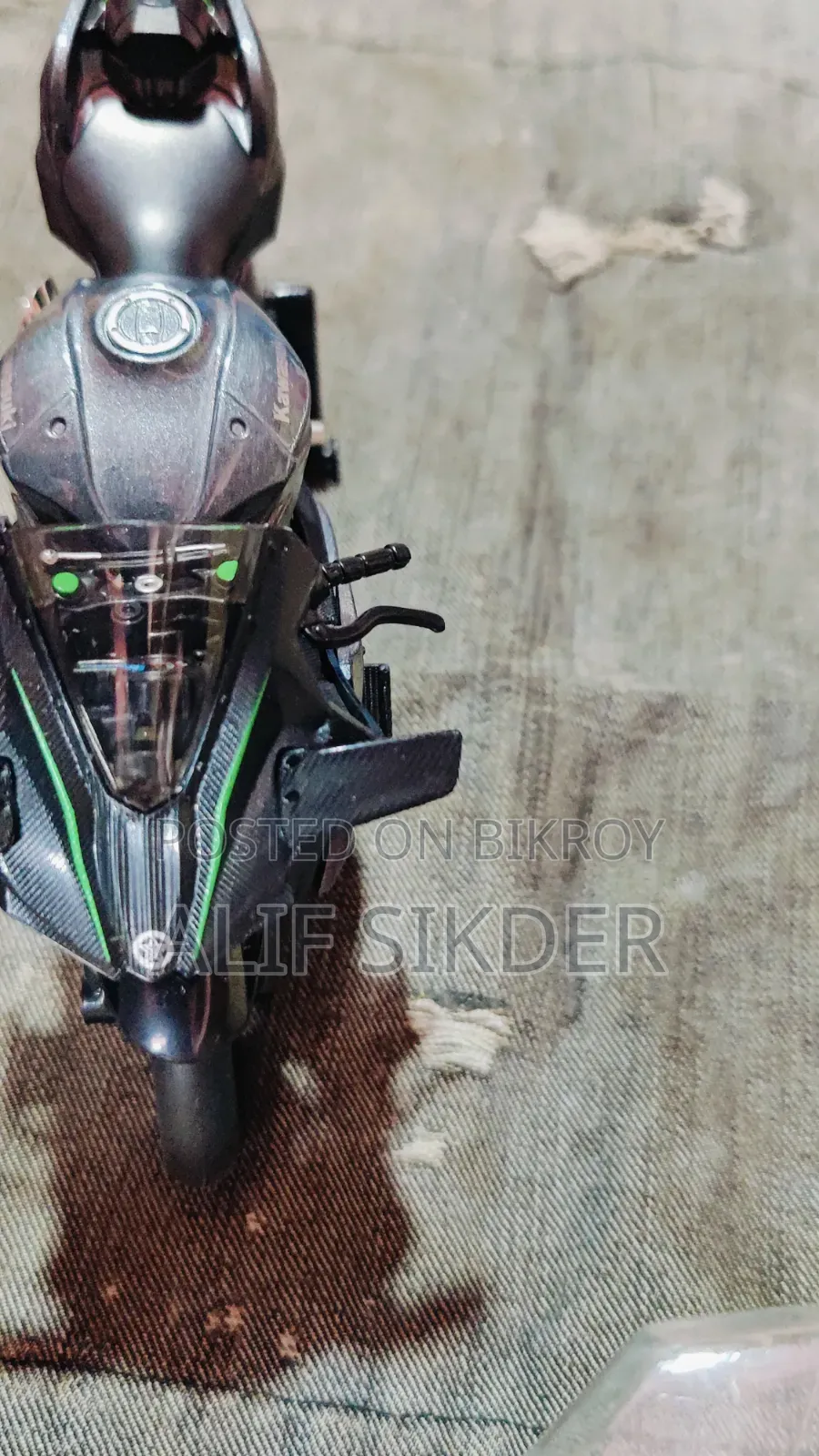 Kawasaki Ninja H2r Metal Toy Bike