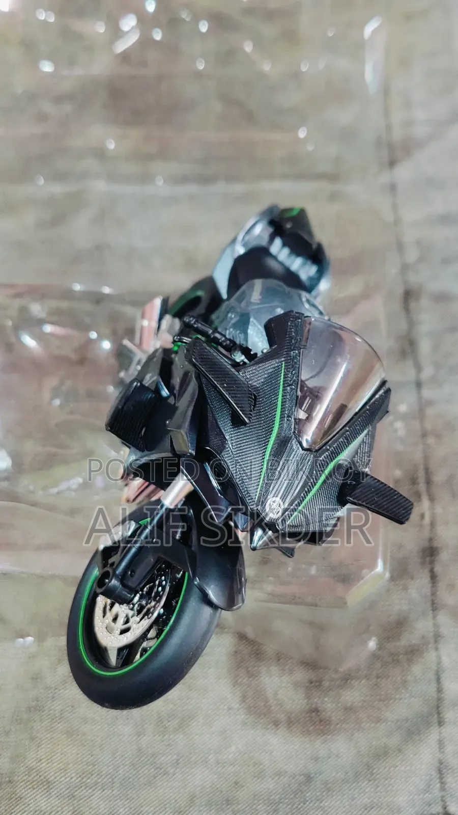 Kawasaki Ninja H2r Metal Toy Bike